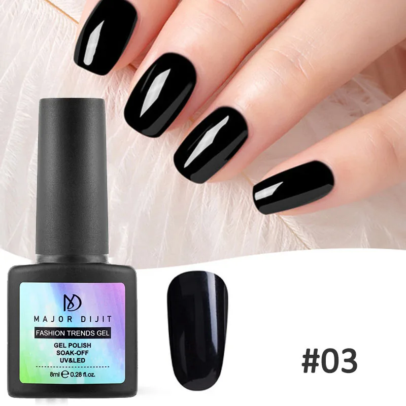 Однотонный Гель-лак для ногтей 8 мл 18 цветов долговечный макарон Полупостоянный