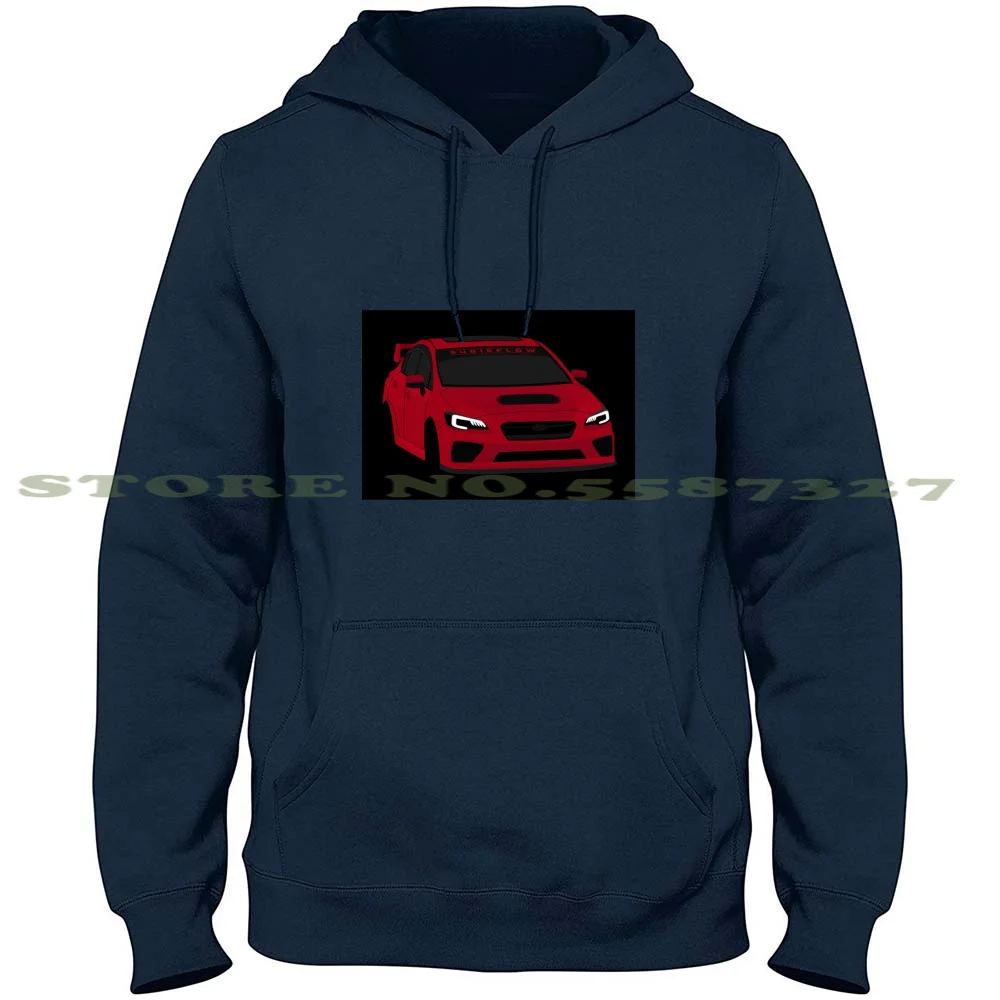 

Толстовка Wrx Subieflow с длинным рукавом, Красная толстовка Wrx Subiflow