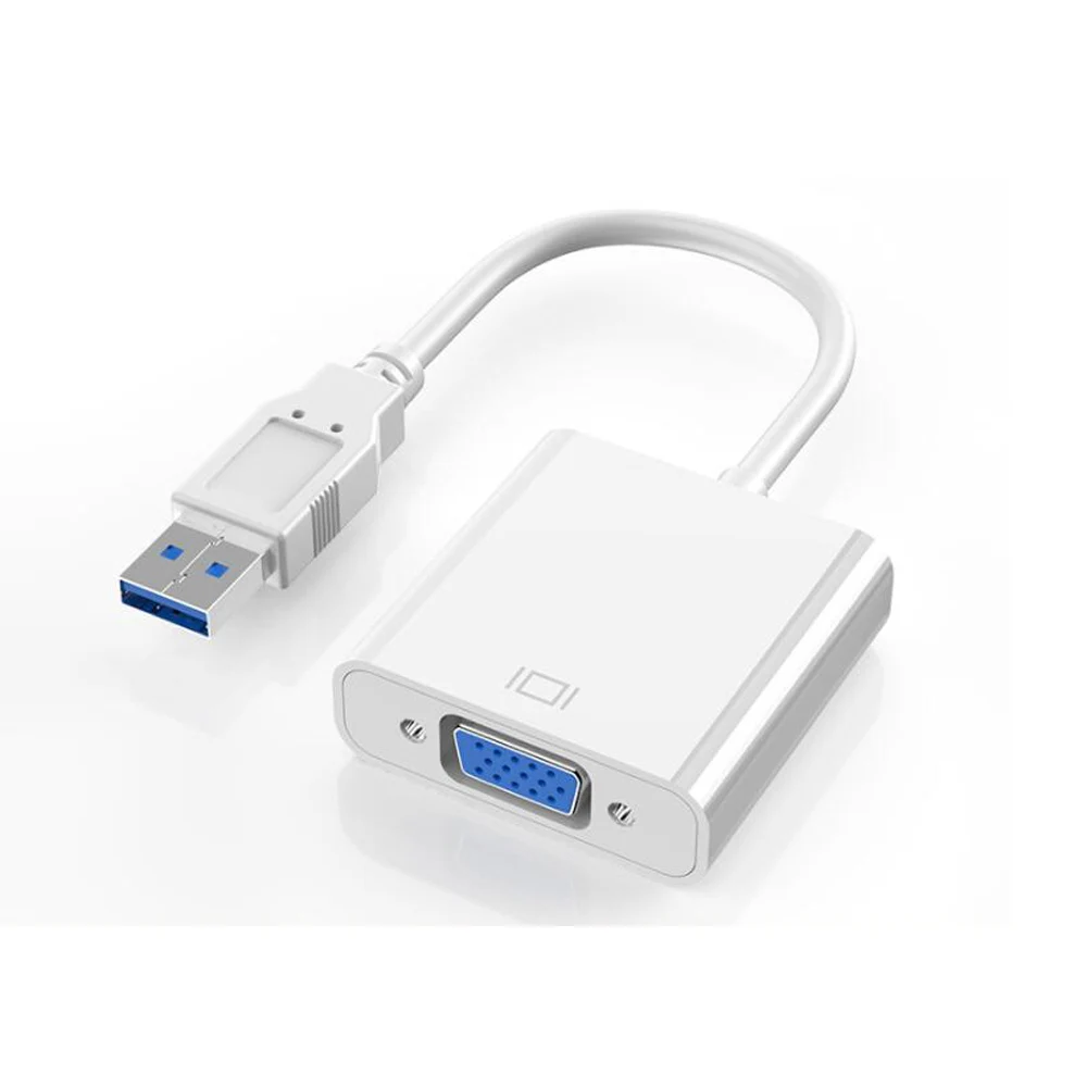 Адаптер с USB 3 0 на VGA внешняя видеокарта мульти дисплей конвертер для настольного