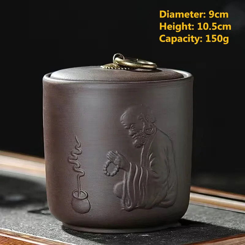 Высококачественная сахарница чайная банка из фиолетовой глины для конфет