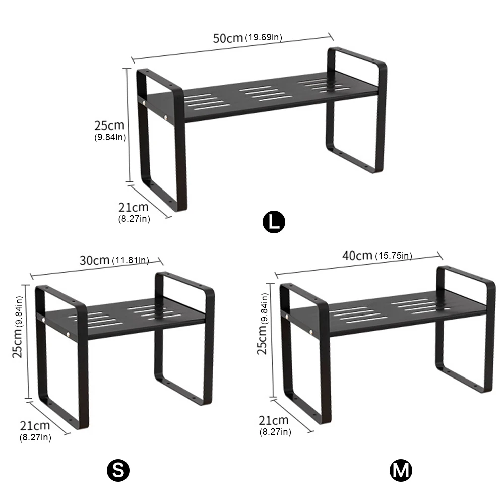 

Kitchen Cabinet Shelf Organizers Storage Rack For Kitchen Cabinets Divider Carbon Steel For Organize Bowls Plates Storage Rack