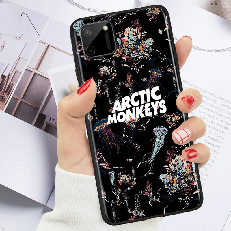 

Fashion Arctic monkeys for Realme Narzo 20 10 7 6 6i 6S 5 5i 5S 3 3i 2 Pro Black TPU Soft Phone Case