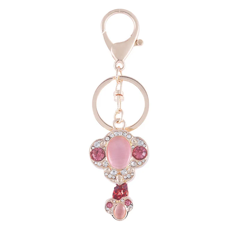 

New Zinc Alloy Ruyi Keychain Car Keychain Pendant Lucky Pendant Small Gift Wholesale