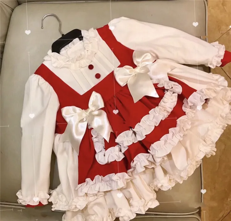 3 предмета эксклюзивное осенне-зимнее винтажное испанское платье принцессы для