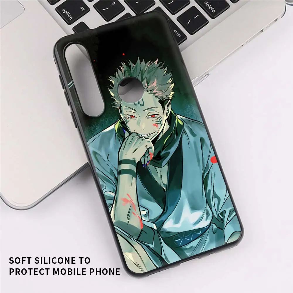 

for Motorola G9 Play Plus Case Cover for Moto One Fusion Plus G8 Power Lite Hyper G Stylus E6s Edge Coque Jujutsu Kaisen Anime
