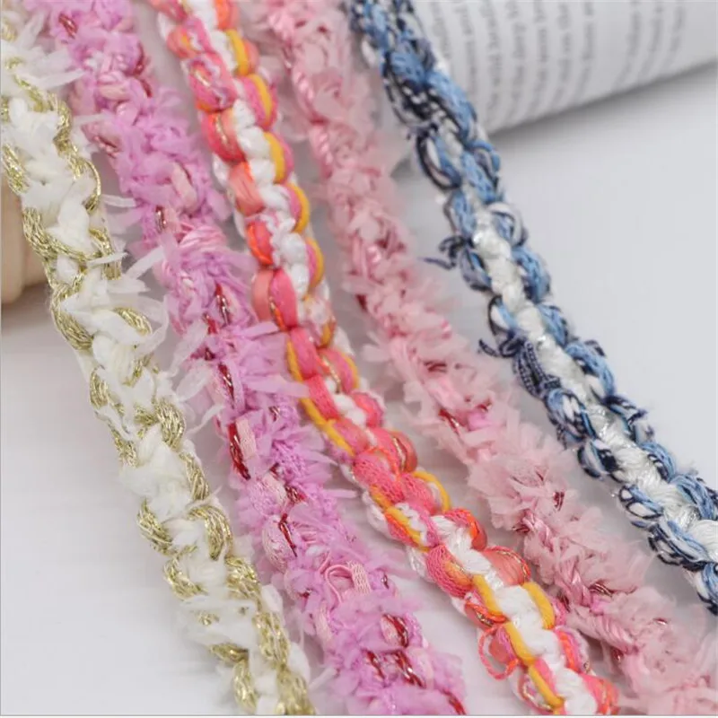 1.5cm network new French hand-woven ribbon lace clothing jacket DIY material | Дом и сад
