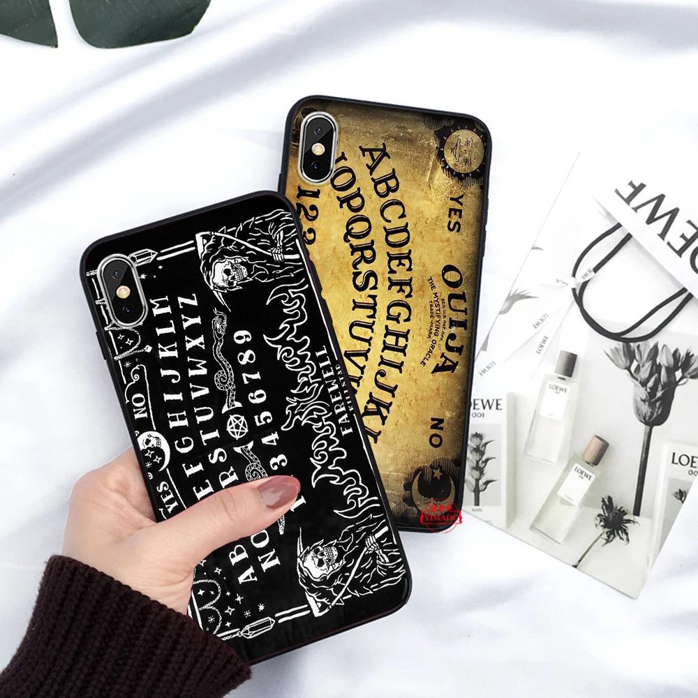 Ouija Board Luxury Coque Silicone Case for iPhone 5 5S 6 6S Plus 7 8 11 Pro X XS Max XR |