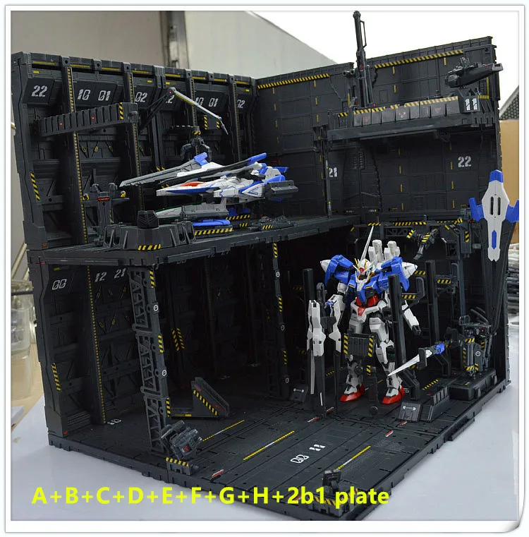 CG Универсальный ангар garage frontline Базовая сцена комбинированные наборы для Bandai Gundam