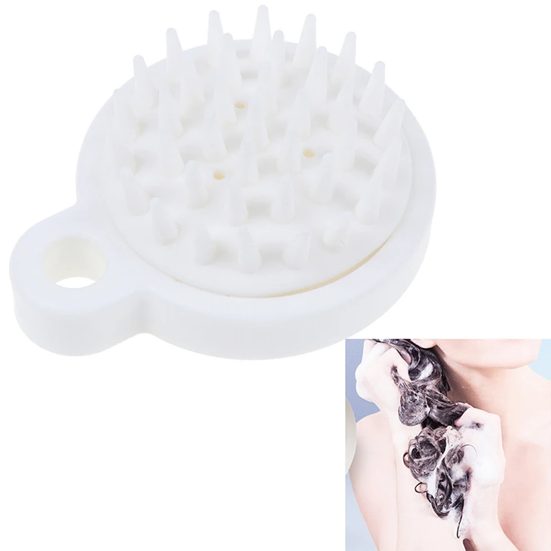 

Silicone Head Body Shampoo Scalp Massage Brush Comb Hair Washing Comb Bath Tool
