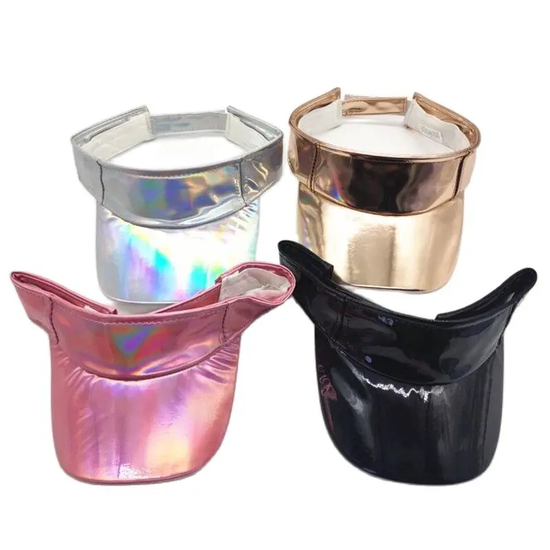 Летние блестящие PC Защита от УФ лучей солнцезащитные козырьки для девочек на