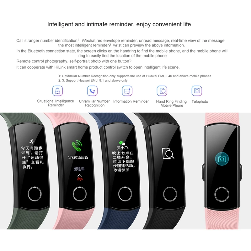 huawei Honor Band 5 стандартная версия умный Браслет Монитор кислорода в крови оксиметр здоровье браслет для мужчин и женщин
