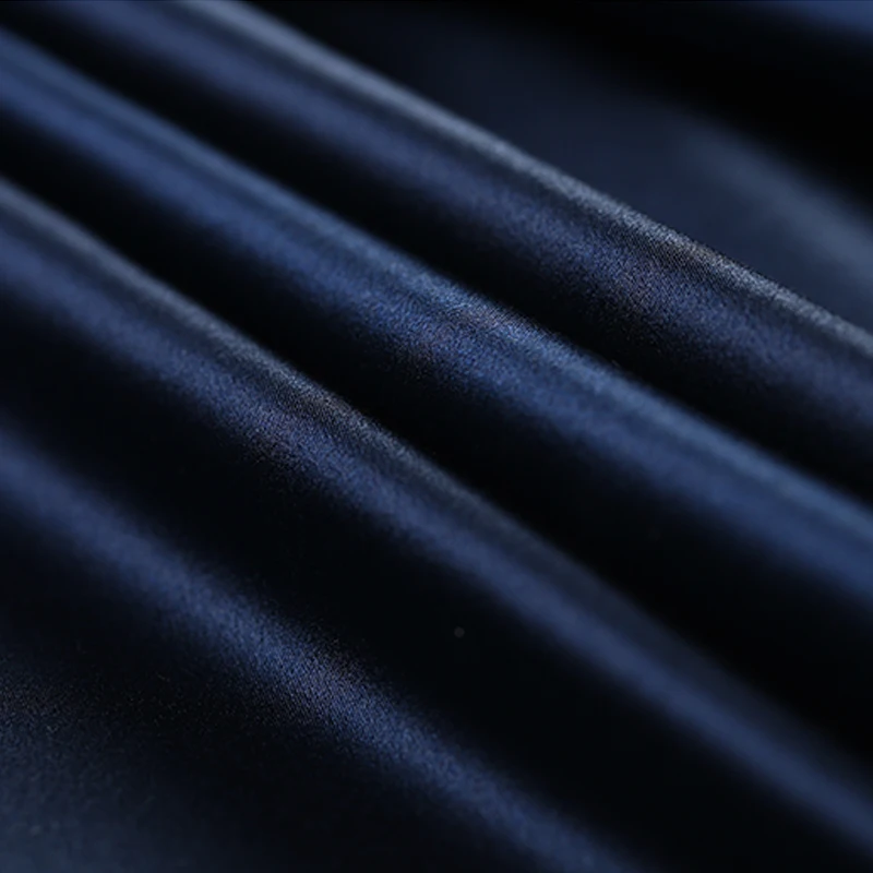 

136CM 19MM Solid Color Red Blue Silk Fabric for Summer Dress Blouse Skirt Pants Jacket E1003