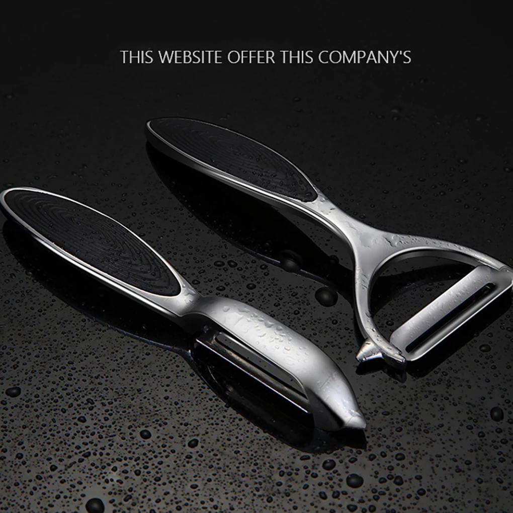 

2Pcs Fruit Peeler Stainless Steel Tomato Potato Vegetable Grater Multifunction Home Kitchen Handheld Peeling Tool