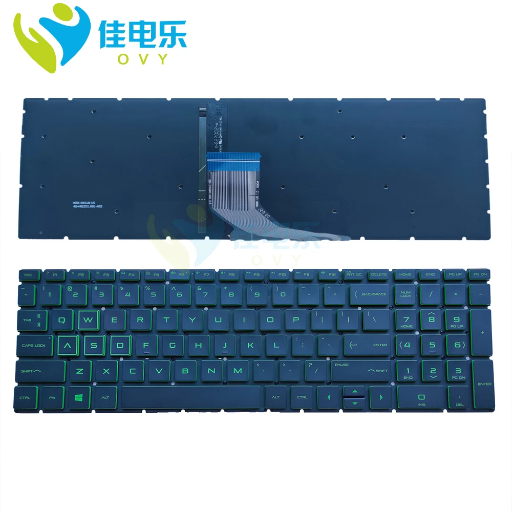 

Laptop Backlit Keyboard Backlight US English Keyboards for HP Pavilion 15-DA 15-DB 15-CX 15-CS 15-DK DF 15-CR 17-CA 250 255 G7