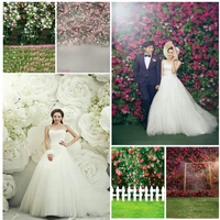 shengyongbao vinyl photography backdrops prop flower wall wood floor meadow wedding theme photo studio background 21514 af 17