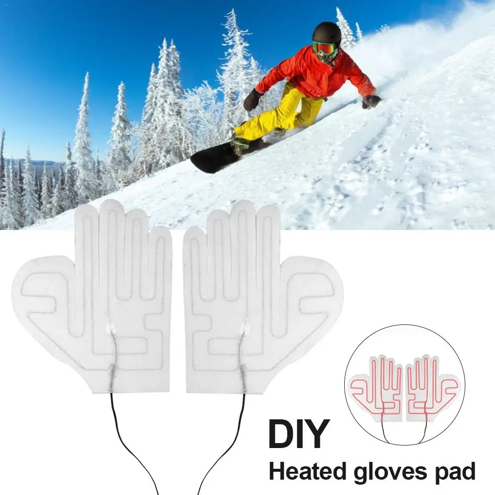 

2Pcs 7.4V Mittens Heater Glove Heating Sheet For Motorcycle Gloves Pad Gloves Heated Pads Heating Film Winter Thermal Warm