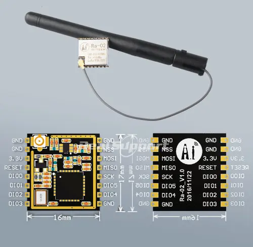 Модуль беспроводной связи LoRa SX1278 100 шт. 433 МГц UART интерфейс модуль спреда спектра