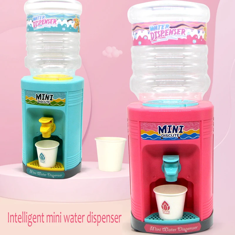 

Intelligent Mini Children's Water Dispenser Portable Cartoon Water Dispenser Plastic Kid Kitchen Toy Gift