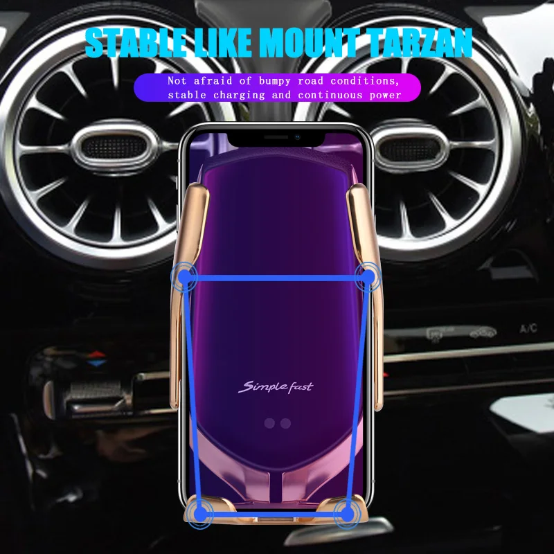 car mobile phone holder for mercedes benz a class 20192021 a200 gla250 charging bracket accessories free global shipping