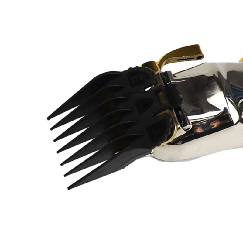 

8 Pcs Hair Clipper Limit Comb Guide Attachment Size Barber Replacement 1.5/3/4.5/6/10/13/19/25mm