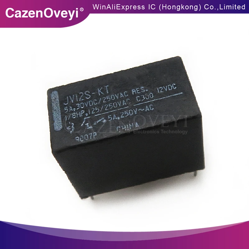 1 шт./лот JV12S-KT JV24S-KT JV12-KT JV24-KT 4Pin 5A30VDC/250VAC 12VDC Мощность реле в наличии