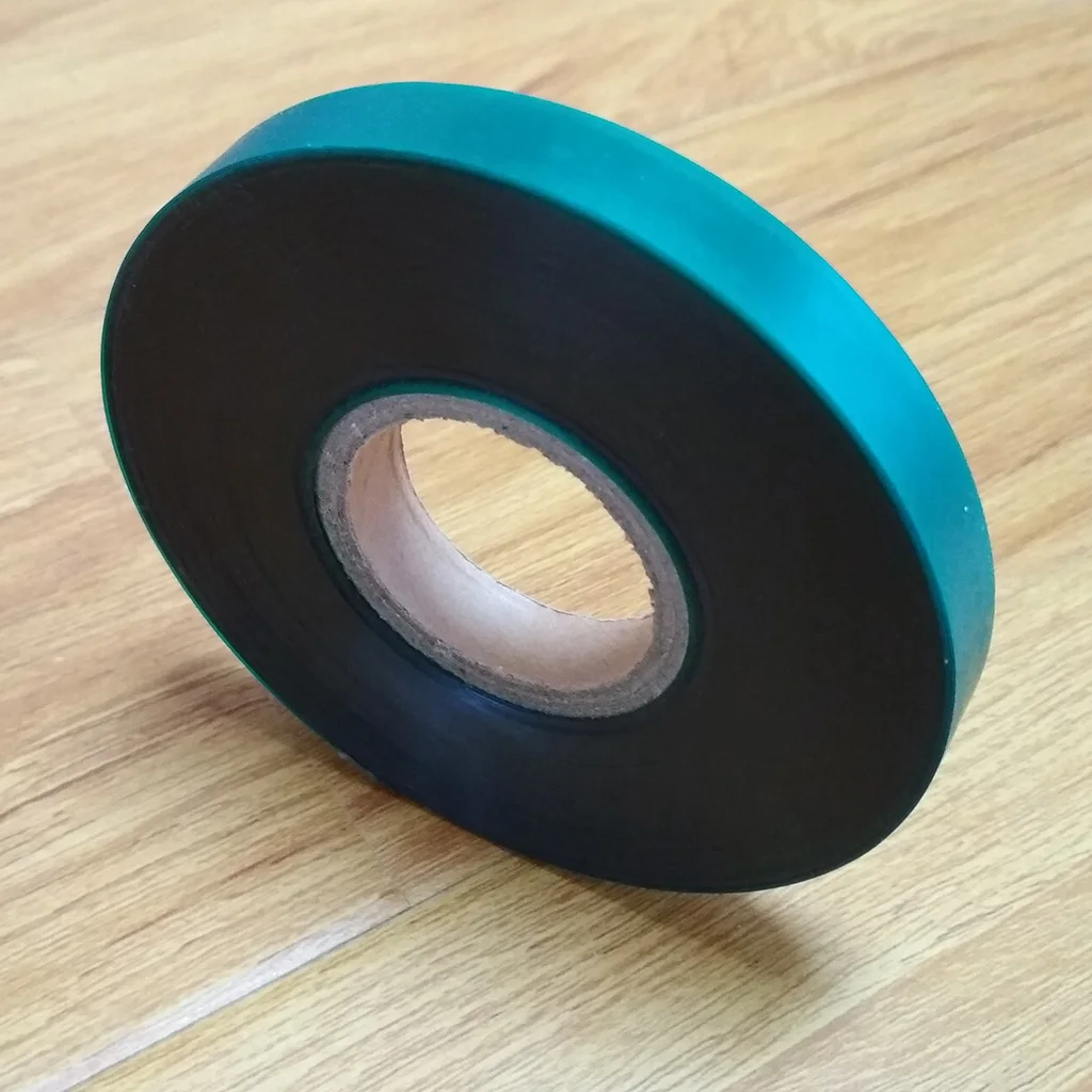 Садовая эластичная лента для завязывания растений садовая зеленая виниловая