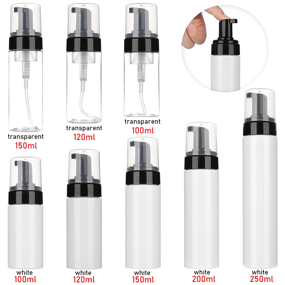 

Бутылка для жидкого мыла, 100/120/150/200/250 мл, 1 шт., флакон для жидкого мыла, взбитые муссы, точки для розлива шампуня, лосьона, для геля для душа, пе...