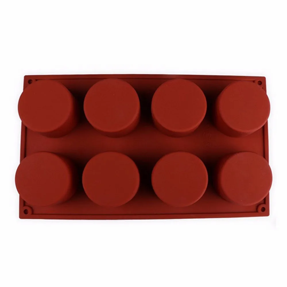 

Silicone Chocolate Mould 8 Cavity Oval Shape Soap Mold Tray Homemade Craft Making DIY Ice Cube Moulds Tool Accessories