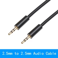 2 5mm to 2 5mm audio cable jack 3 pole 2 5 to 2 5 male aux cable 1m