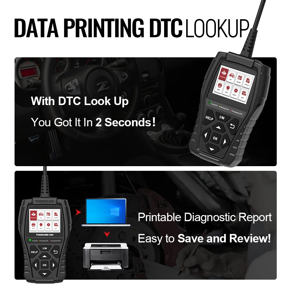 thinkobd 500 car full obd2 eobd code reader scanner automotive professional obdii diagnostic tools pk elm327 free global shipping