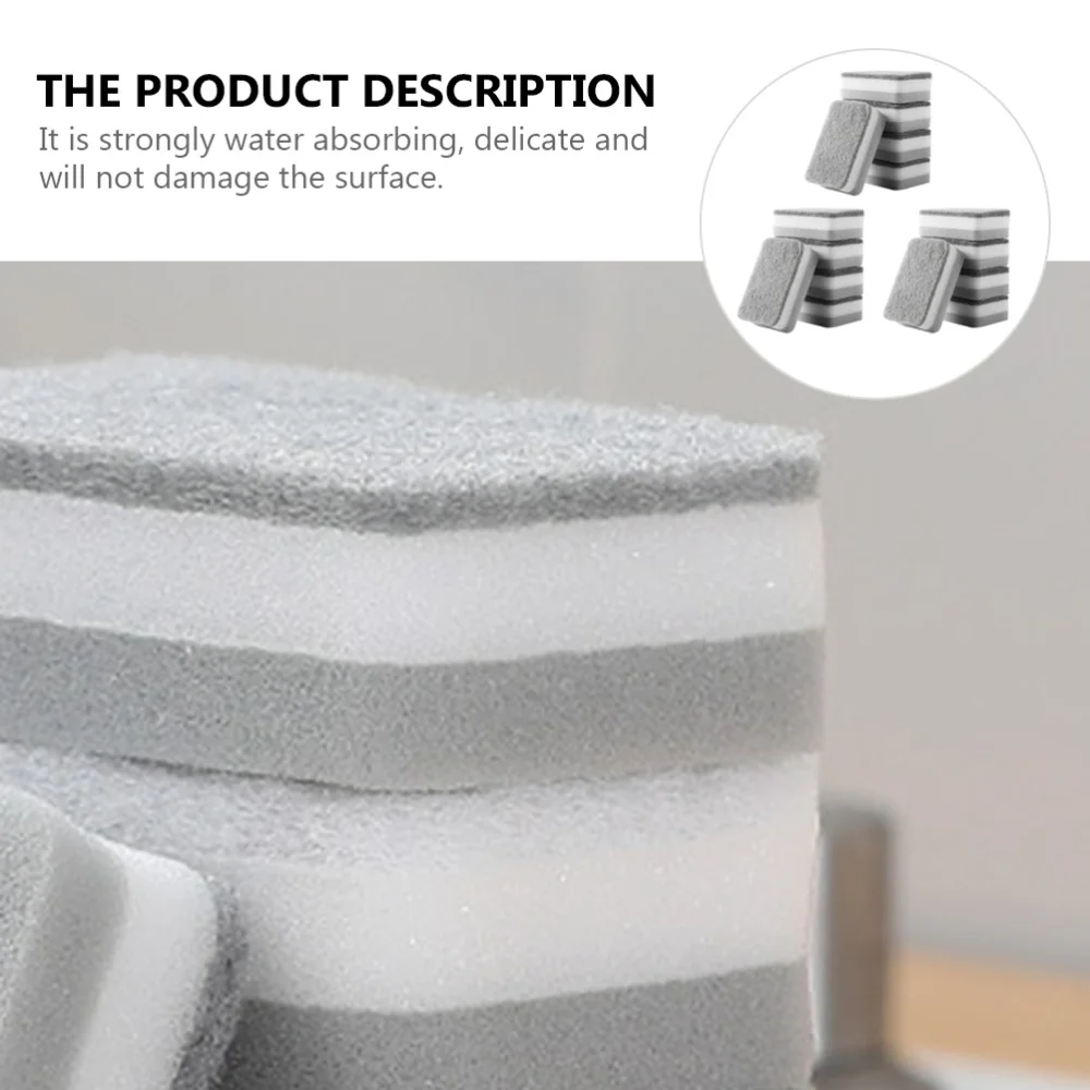

15Pcs Sponge Cleaning Brushes Multi-functional Dish Washing Scouring Pads