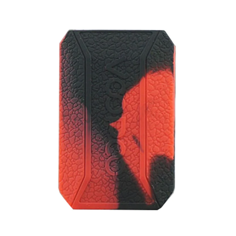black red gel Силиконовый чехол для Voopoo Drag Baby Trio Pod, защитный Модифицированный корпус, силиконовый чехол для кожи, резиновый рукав, чехол для защиты, без модов - Цвет: black red gel