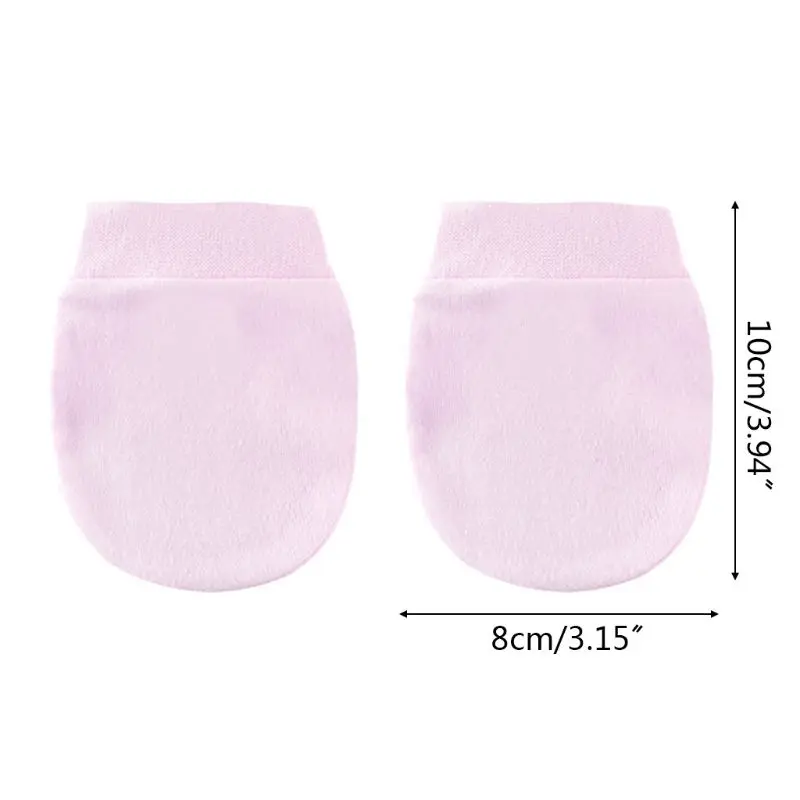 

4 Pair/set Newborn Anti-eat Hand Gloves Simple Cute Baby Knit Anti-Grab Face Protect Glove baby Mittens Glove Infant Accessories
