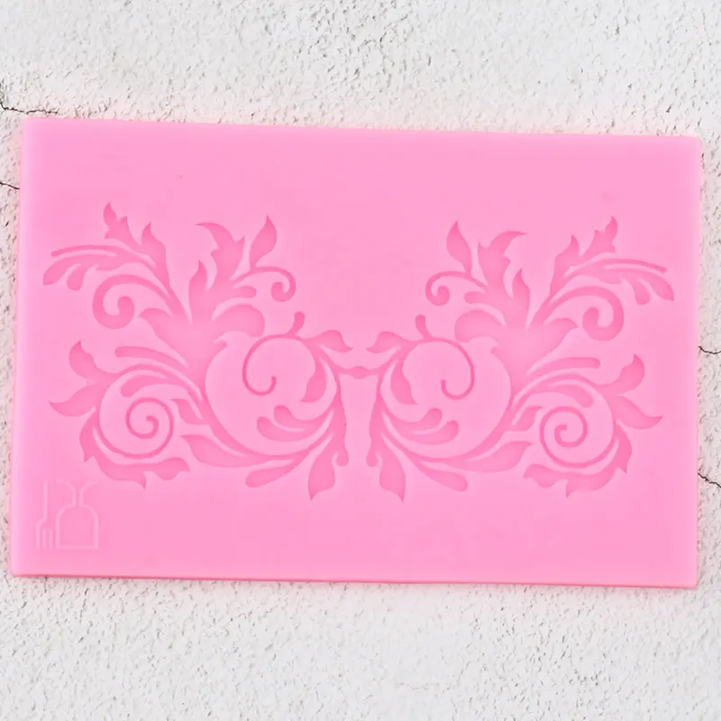 Силиконовые кружевные формы с листьями |