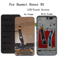 6 59 global version for huawei honor 9x russia stk lx1 lcd display touch screen assembly for honor 9x premium phone repair kit