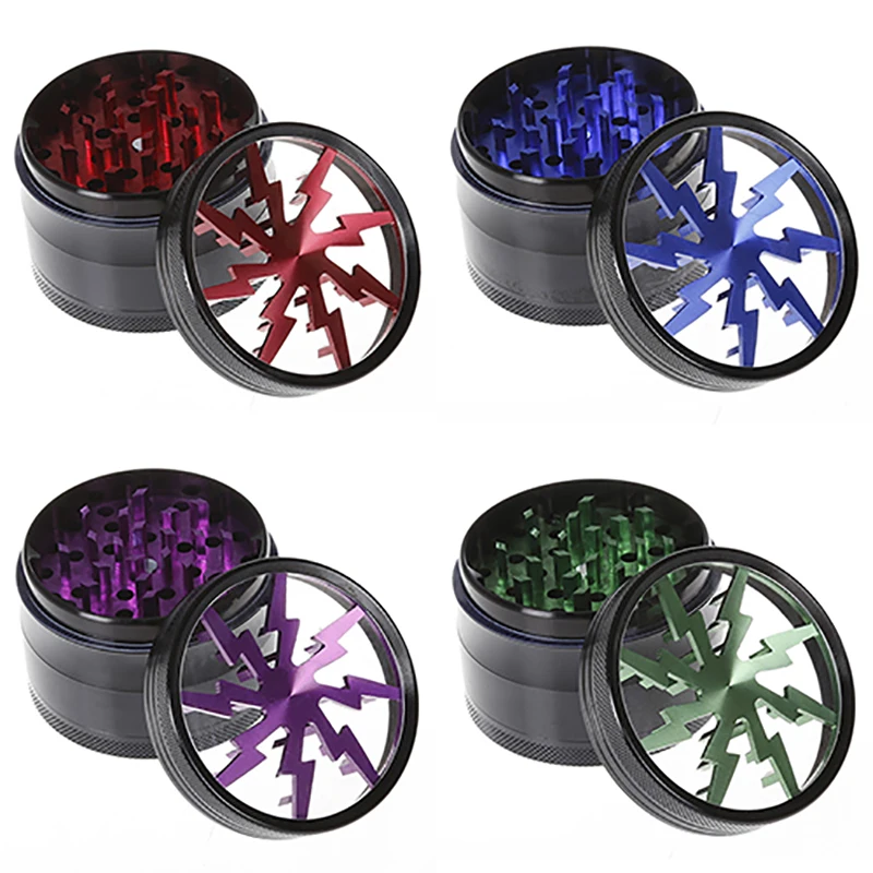 4-слойная измельчитель для табака травяной мельница 63 мм из алюминиевого сплава