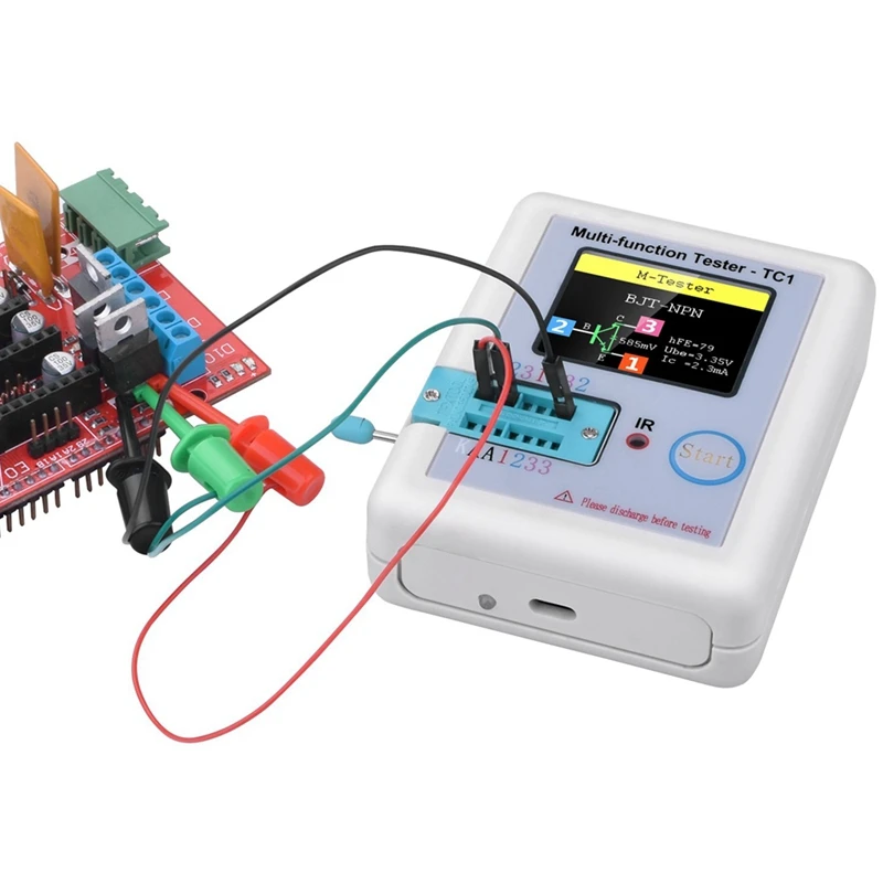 Многофункциональный тестер транзисторов с цветным дисплеем 1 8 дюйма (x)