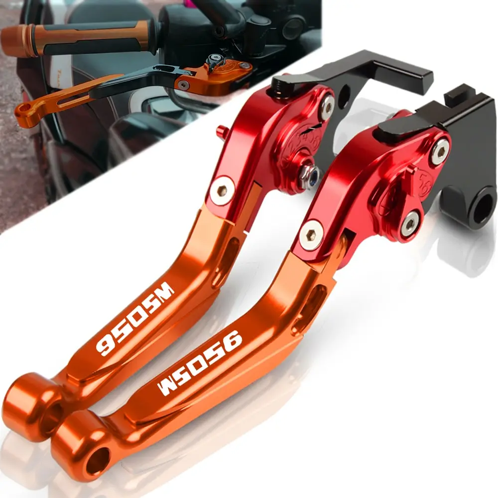 

Motorcycle CNC Adjustable Handlebars Lever folding handbrake Extendable Brake Clutch Levers 950 SM For 950SM 2007 2008 2009