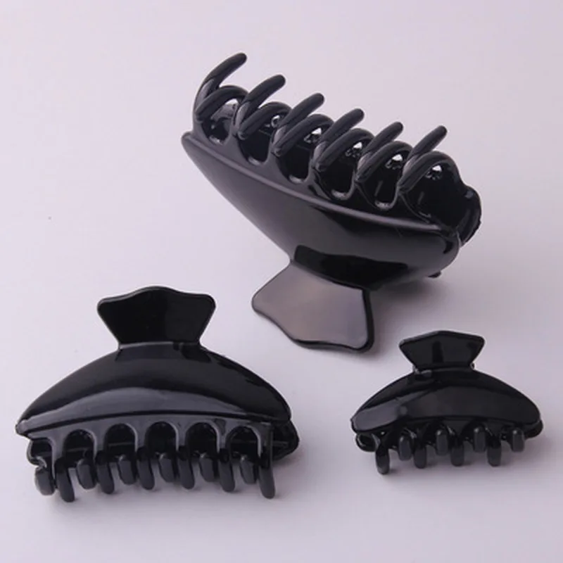 Заколки для волос в виде бабочки 2 шт./лот/Лот заколки ярко черного цвета