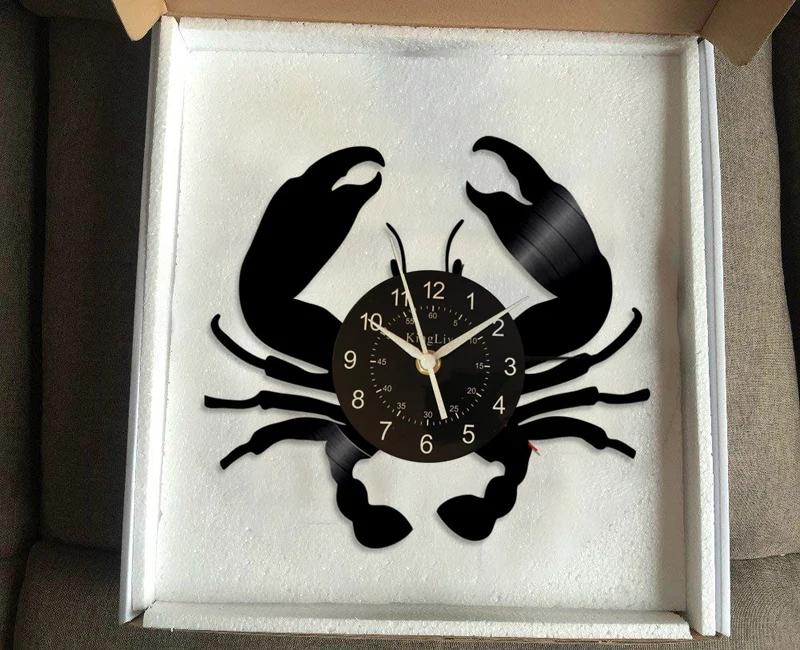 Настенные часы со светодиодной подсветкой в виде морских животных 1 шт.|Настенные