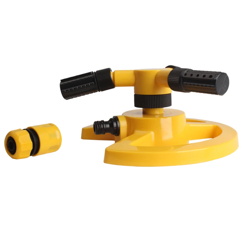 3 насадки три руки садовые разбрызгиватели автоматический полив травы газон 360