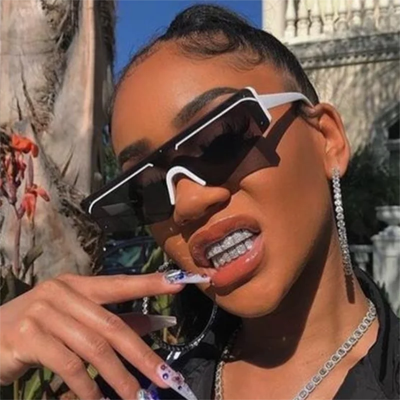 Остроносые солнцезащитные очки кошачий глаз 2020 модные черные оттенки