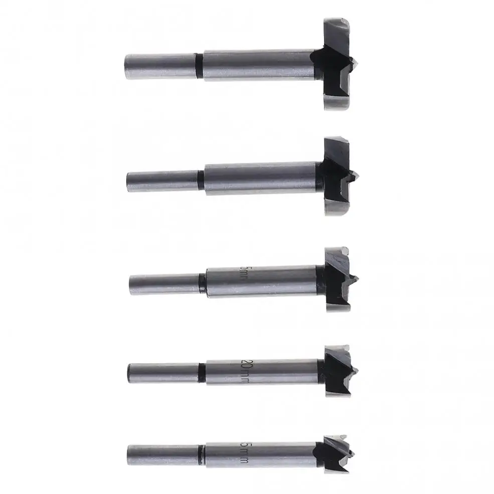 

5pcs Perforator Punching Drill Bit with Round Shank and Different Models for Electric Screwdrivers