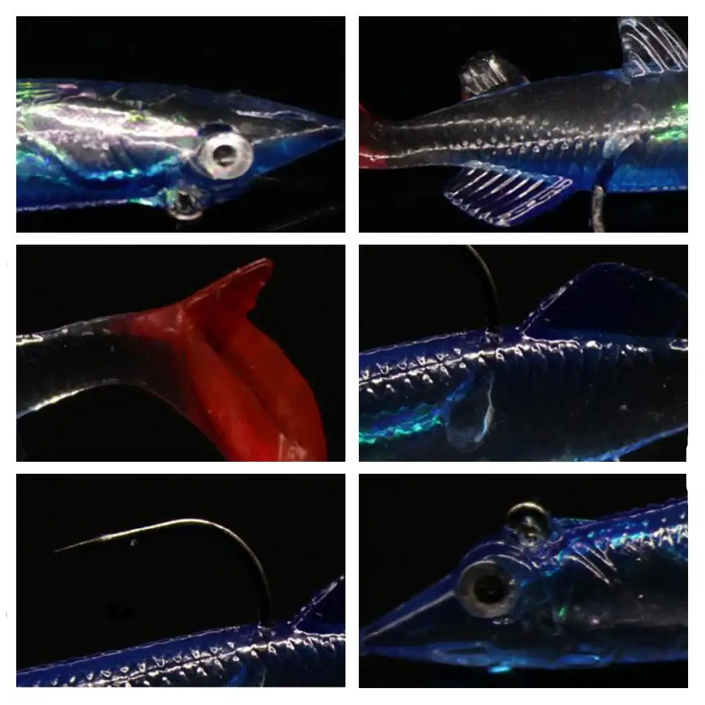 Новинка 8 см/6 г Одноместный острый крючок биомеханическая приманка рыболовная