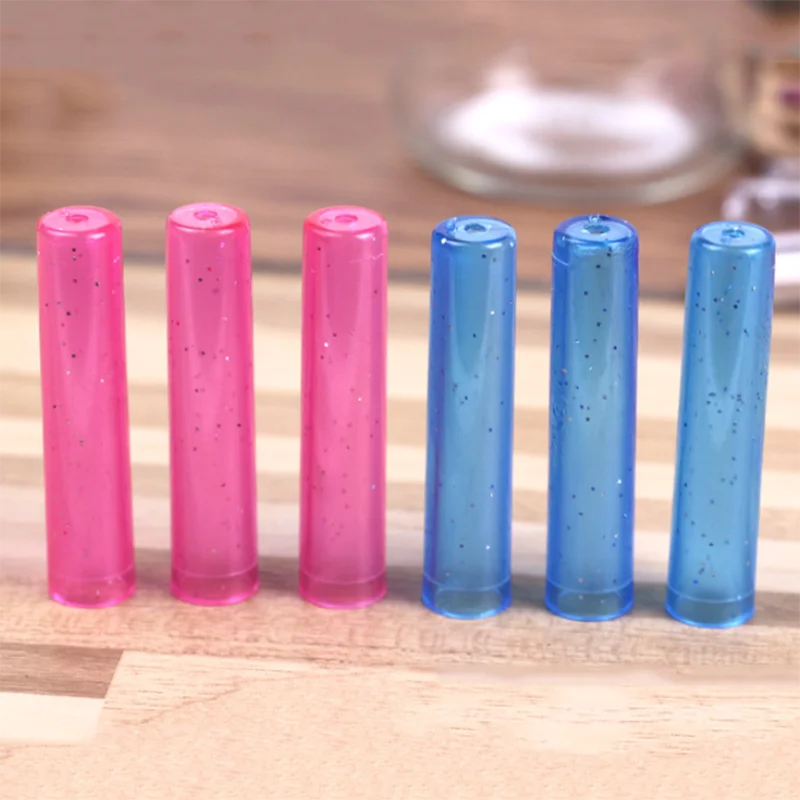 20pcs Pencil Cap Colorful Cute Plastic Protection Kawaii Stationery Extender Pen Topper school office supplies | Канцтовары для
