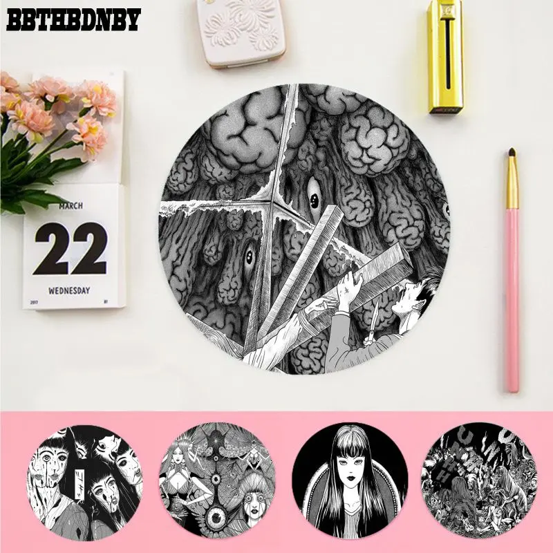 

BBTHBDNBY My Favorite Anime horror comic junji ito Tomie Tees Durable Rubber Mouse Mat Pad gaming Mousepad Rug For PC Laptop