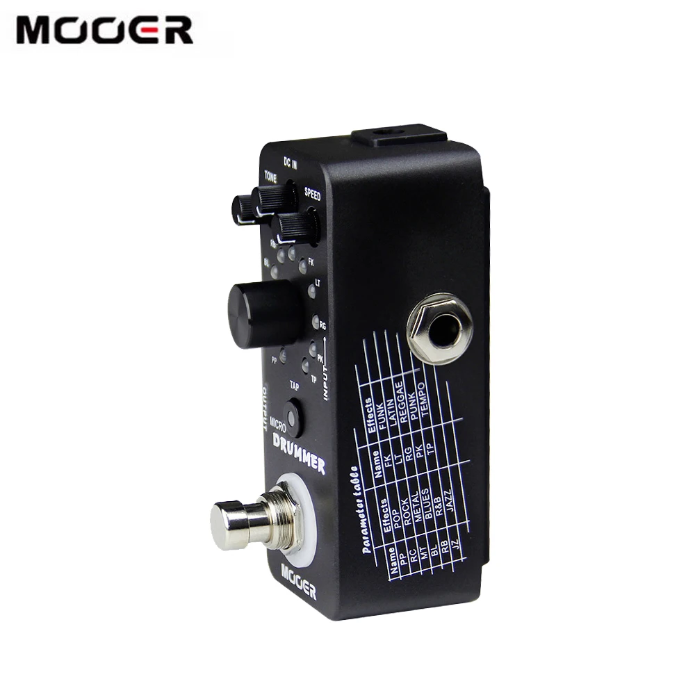 MOOER микро барабанная гитарная педаль цифровая машина для создания эффектов