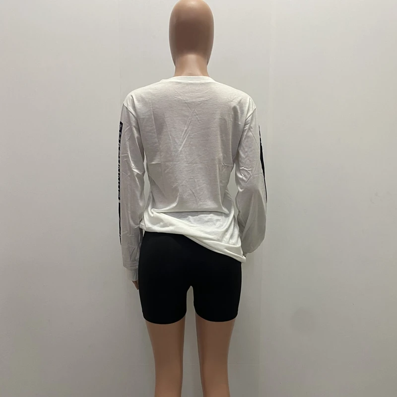 

ZOOEFFBB Sexy Fashion Fall Oversized T-shirts Lounge Wear Tops Graphic Tee Club Outfits Streetwear Women Clothes Loose Tshirts