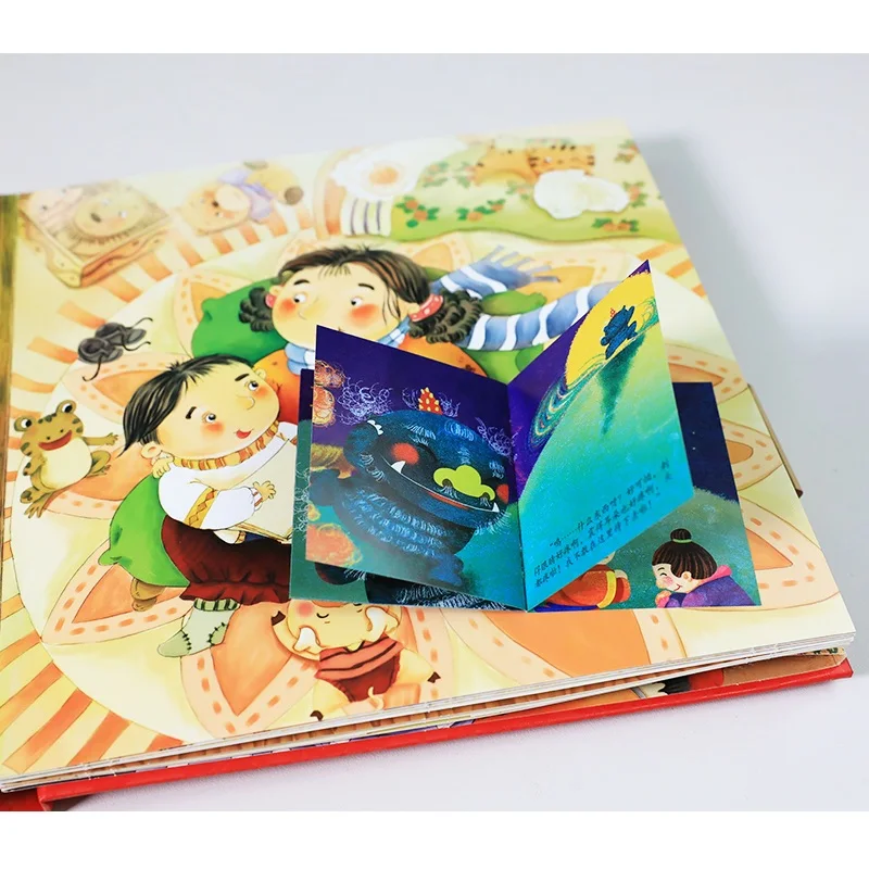 

New Chinese Year 3D Flap Picture Book Baby Kid Enlightenment Early Education Chinese Traditional Festival Book