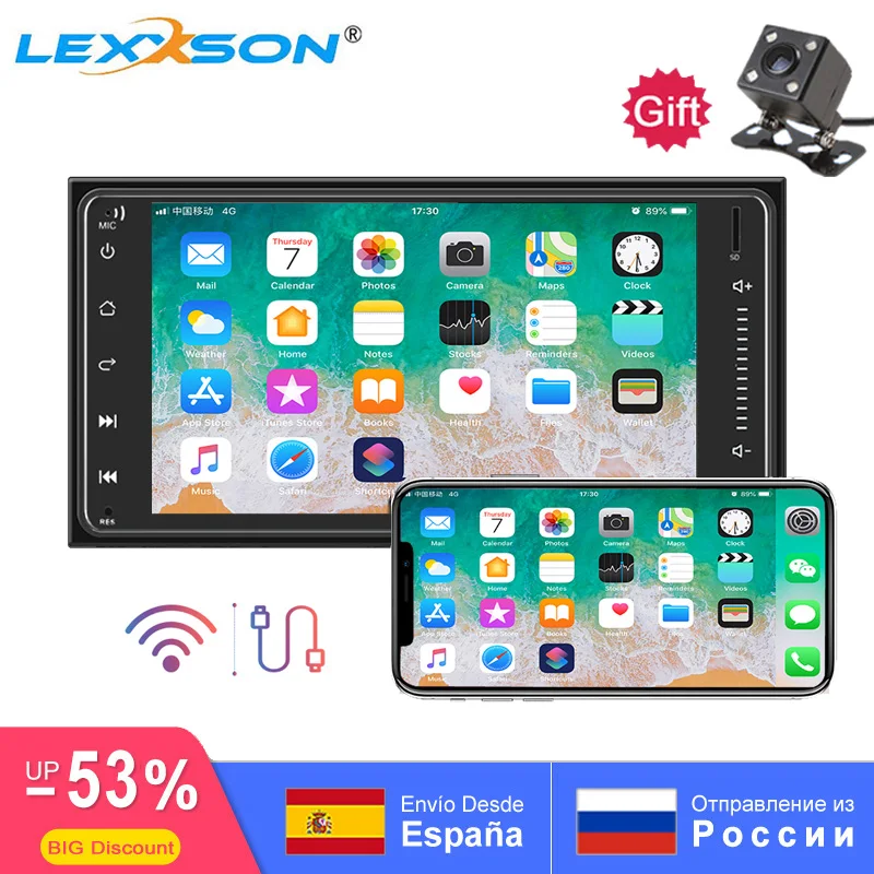 RDS 2Din Android 8 1 универсальный автомобильный радиоприемник стерео мультимедийный